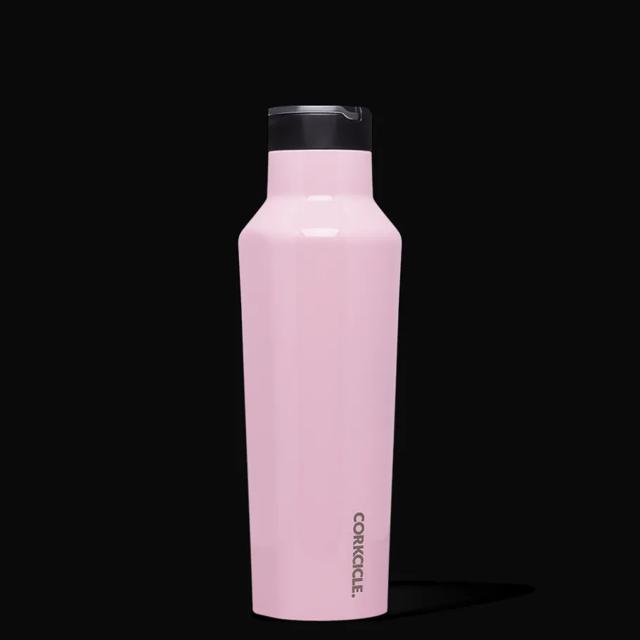 CORKCICLE Classic Sport Canteen Gloss Rose Quartz Clearance