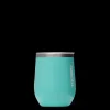 CORKCICLE Classic Stemless Gloss Turquoise New