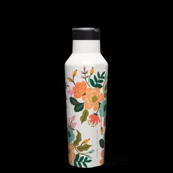 CORKCICLE Rifle Paper Co. Sport Canteen Cream Lively Floral Flash Sale
